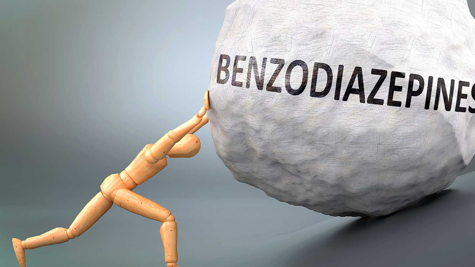 A symbolic representation of fighting a benzodiazepine dependence